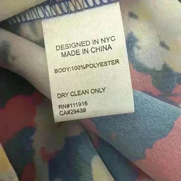 Yumi Kim spaghetti strap abstract floral tank top medium - Picture 4 of 4